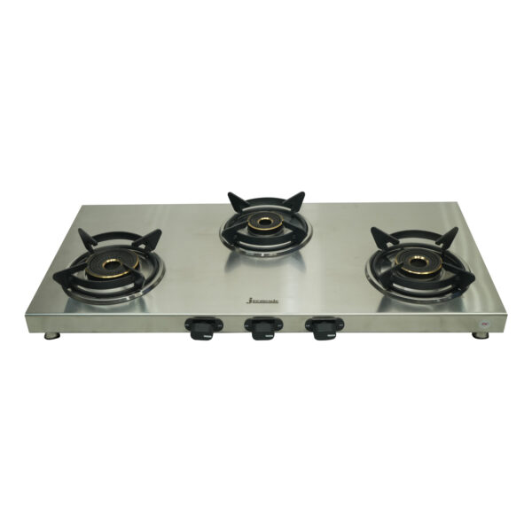 Jeemenie Fireheat 3 Burner Stainless Steel Gas Stove