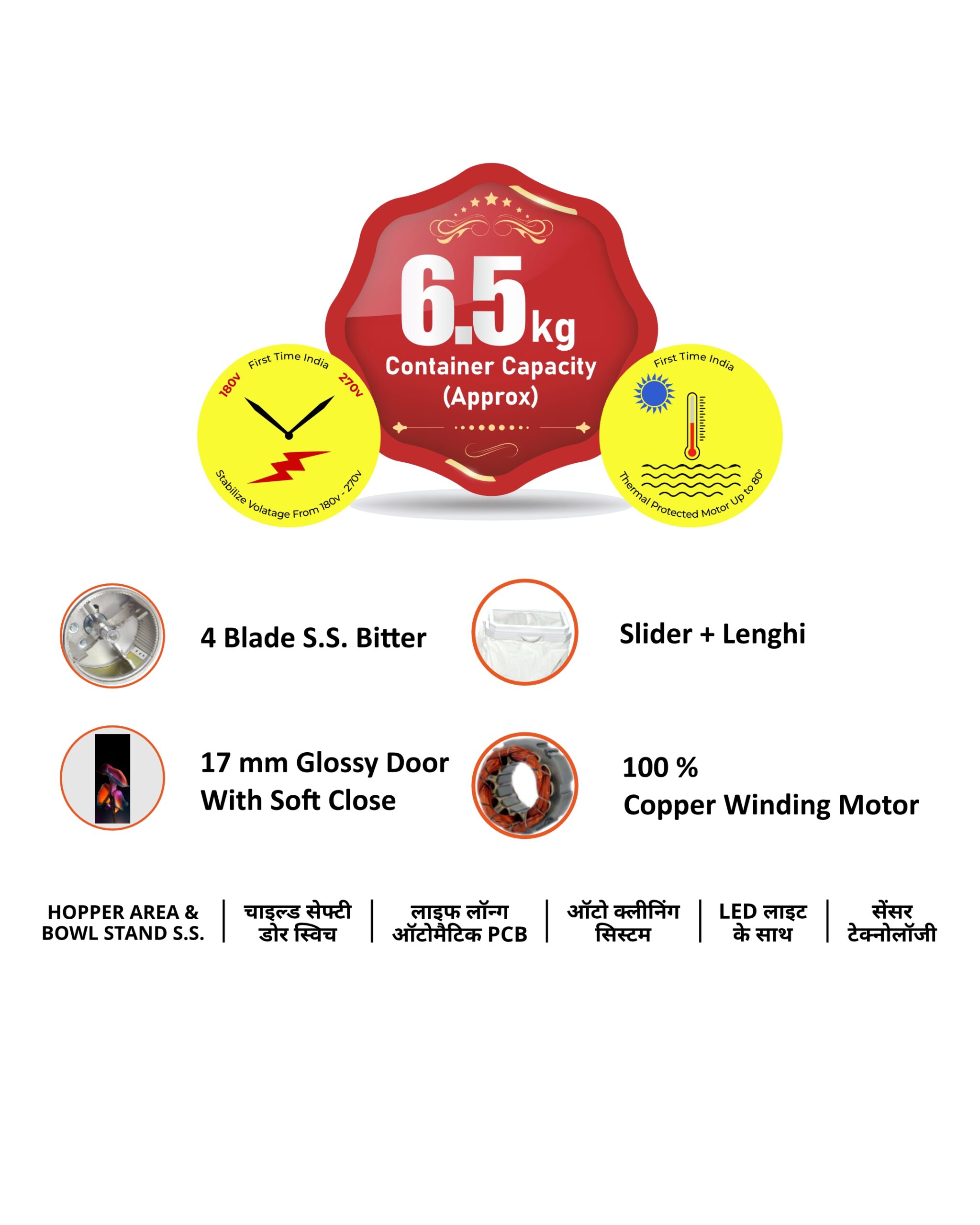 Jeemenie Domestic Atta Chakki Machine – Sangio - Image 5